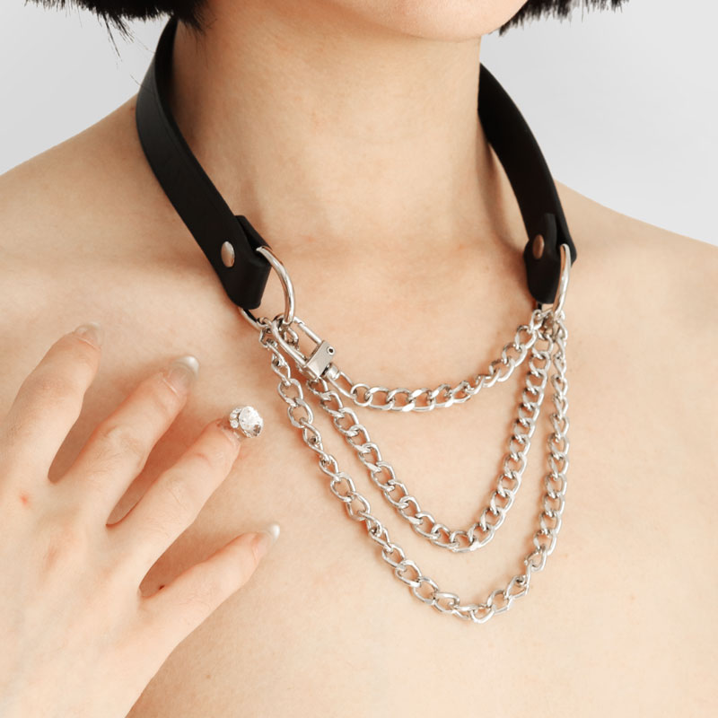 black Collar Leather