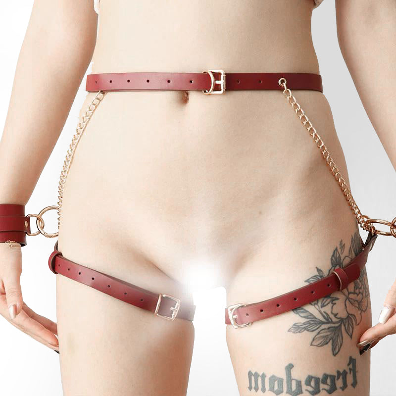 Red Leather Bondage