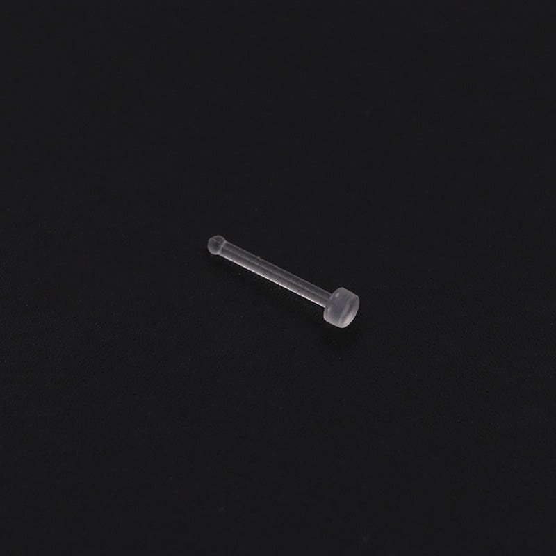 PiercingArt 穿刺饰品 Clear Nose Ring Stud - 20G