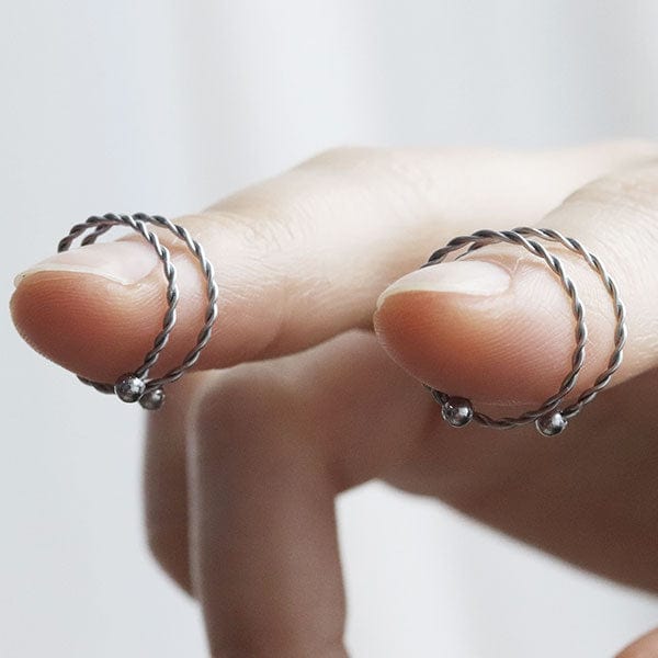 PiercingArt Non Piercing Non Piercing Nipple Jewelry - Spiral Clip (A Pair)