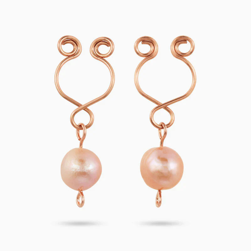Elegant and Sensual: Handmade Pearl Nipple Rings Hoop