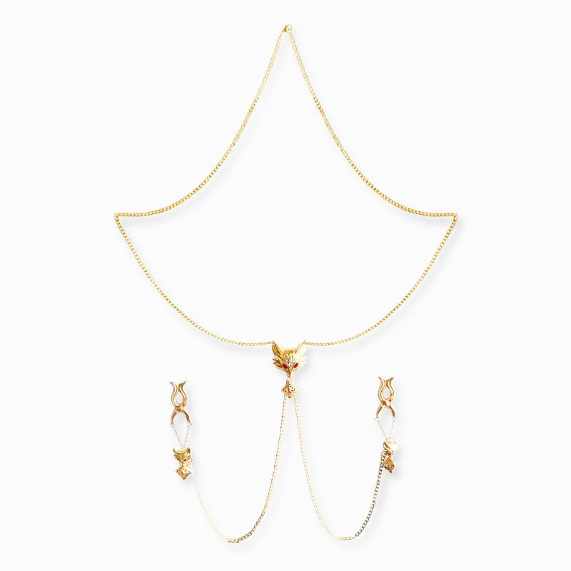 Gold Nipple Chain Necklace – Ruby Fox Body Chain That Shines