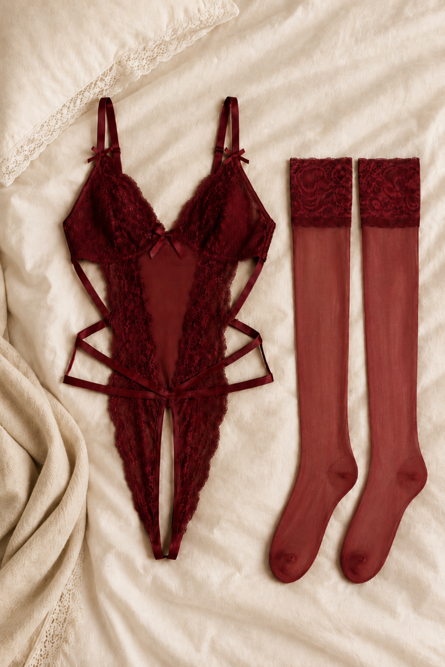 Sexy red lingerie: Evaluation results for enhancing intimacy.