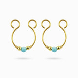 Turquoise Nipple Ring