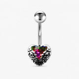 titanium belly button piercing