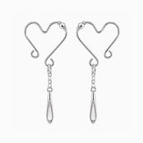 heart nipple rings