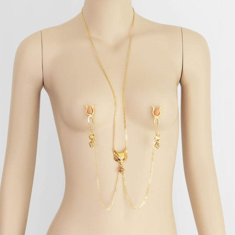 necklace nipple jewelry