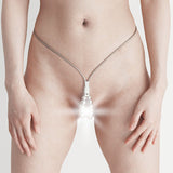 pearl open crotch thong