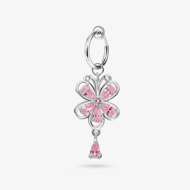 pink fake belly button ring