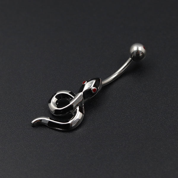 snake belly ring