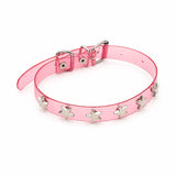 pink bondage collar
