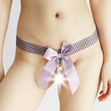 purple Lace Thongs