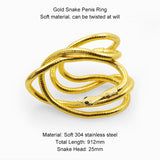 Twistable penis ring
