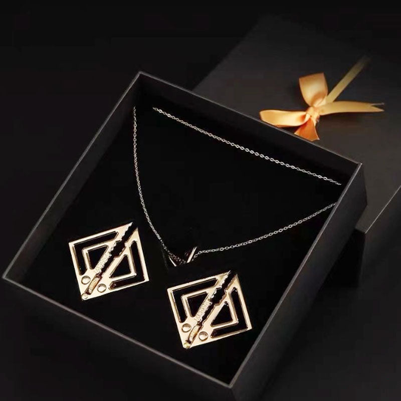 gold square nipple jewelry