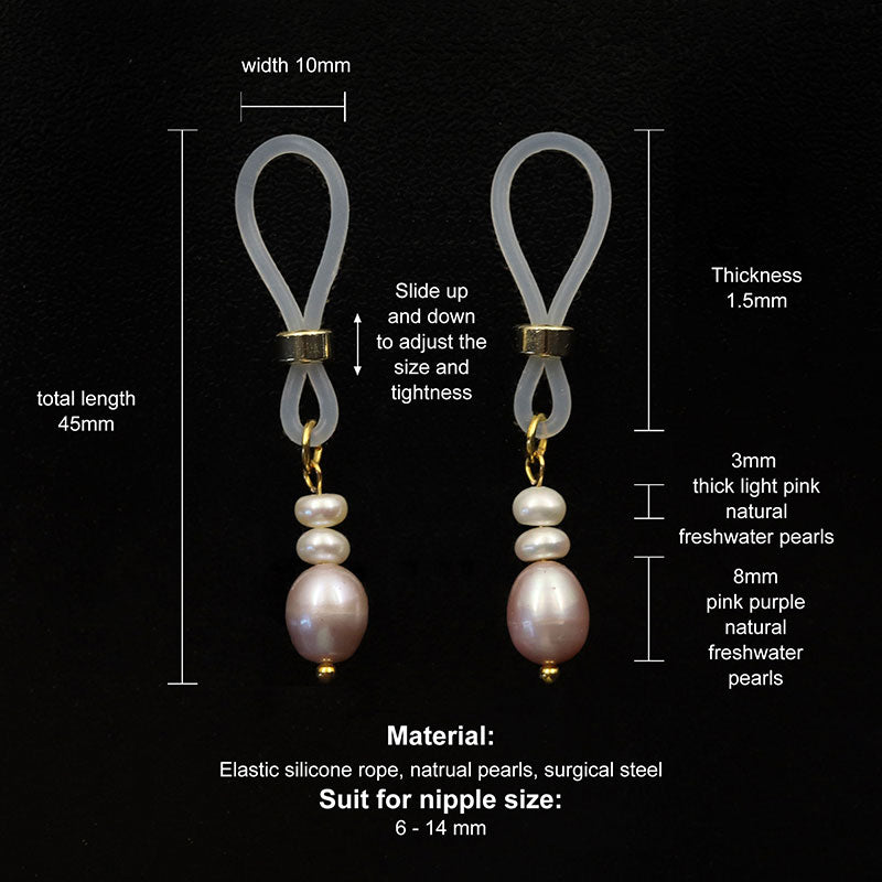 pearl nipple jewelry