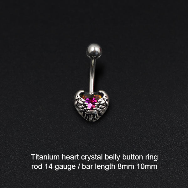 crystal belly piercing jewelry