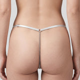 open crotch chain panty