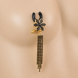 Black Flower Nipple Clamp