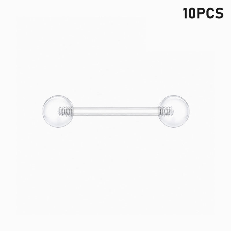 Clear Barbell Piercing -14G 16mm (10-500pcs)