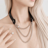 Collar Leather Necklace