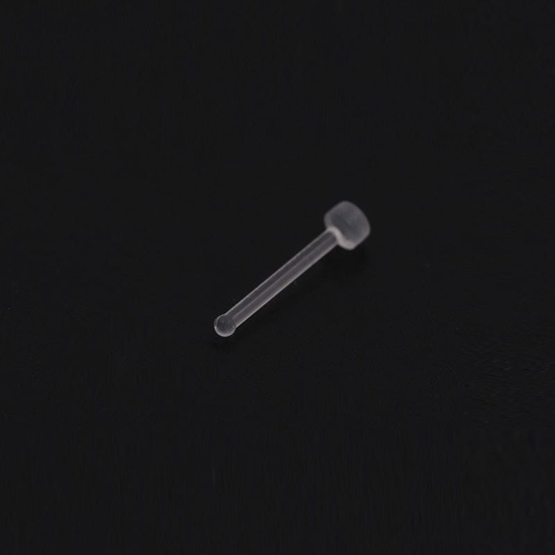 PiercingArt 穿刺饰品 Clear Nose Ring Stud - 20G