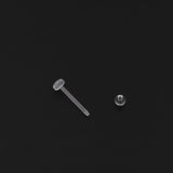 Clear Labret jewelry 12mm