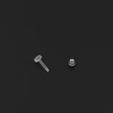 Clear Labret jewelry 6mm
