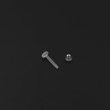 clear labret jewelry 8mm