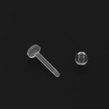 8mm Clear Labret Piercing