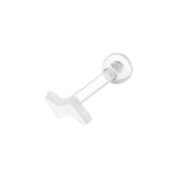 thunder clear earring 
