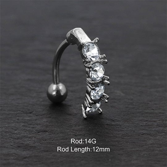 14g Reverse Belly Button piercing