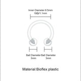 PiercingArt 穿刺饰品 Septum Piercing Retainer - 16G 6.5mm