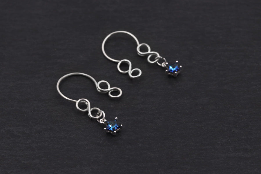 Clip On Nipple Jewelry - Star Dangle (A Pair)