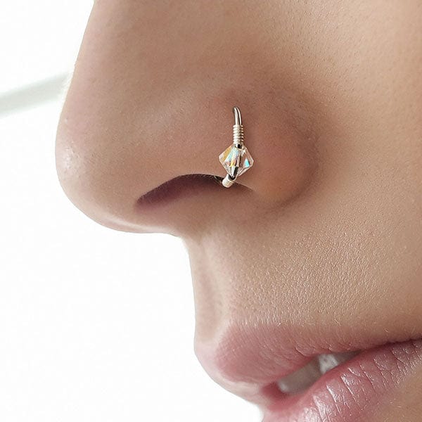 Crystal Nose Ring - 20G