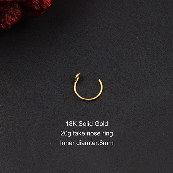 18k nose ring