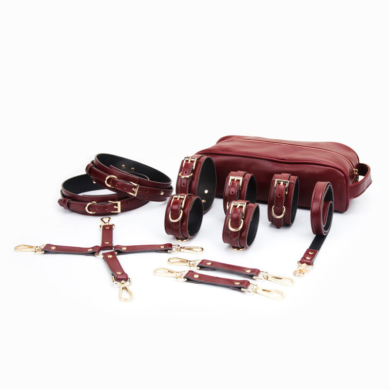 red restraints set