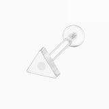 Triangle bioflex earring 